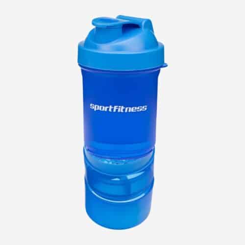 Termo Proteína Mezclador Shaker 500ml 3 Compartimientos – Sportfitness